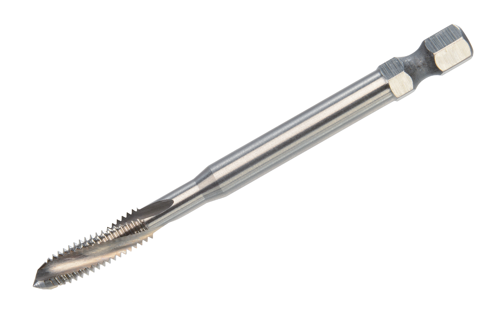 Maschinengewindebohrer HexDrive DIN 371 Form C 15° RSP HSSE - M 6 x 1.0 Maschinengewindebohrer HexDrive DIN 371 Form C 15° RSP HSSE - M 6 x 1.0