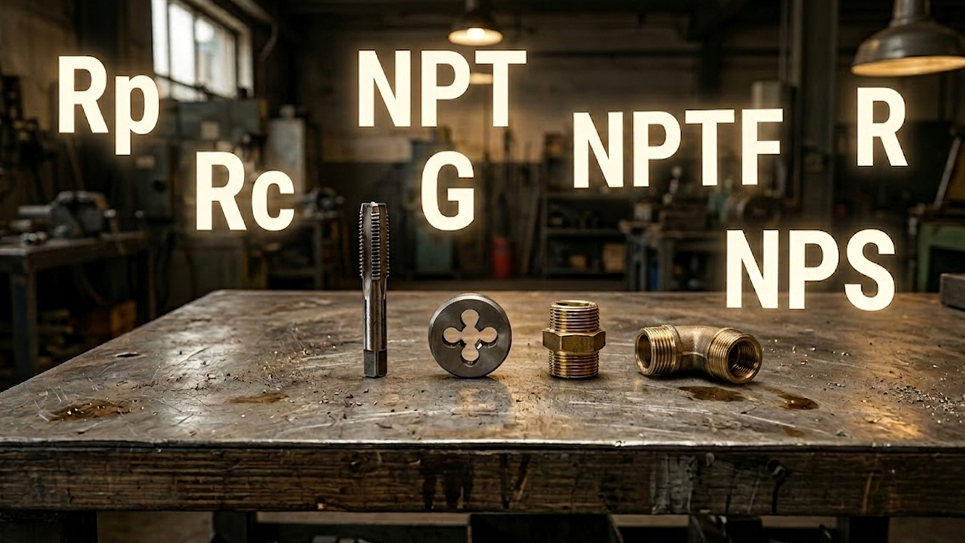 Pipe Thread Differences: G, R, Rp, Rc & NPT Explained