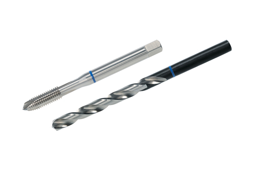 VÖLKEL TwinBox BLUE RING drill and tap set VÖLKEL TwinBox BLUE RING set with drill bit and machine tap for precise thread cutting