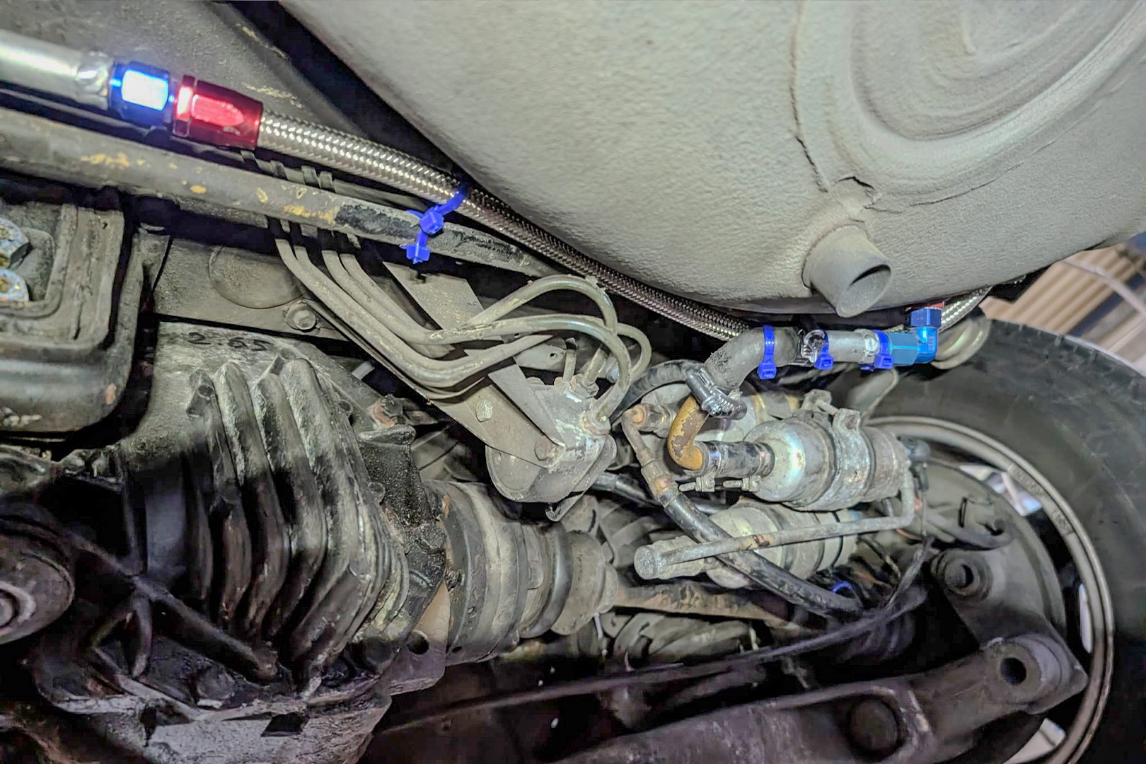 Mercedes-Benz 500 SEC, Werkstattansicht 3