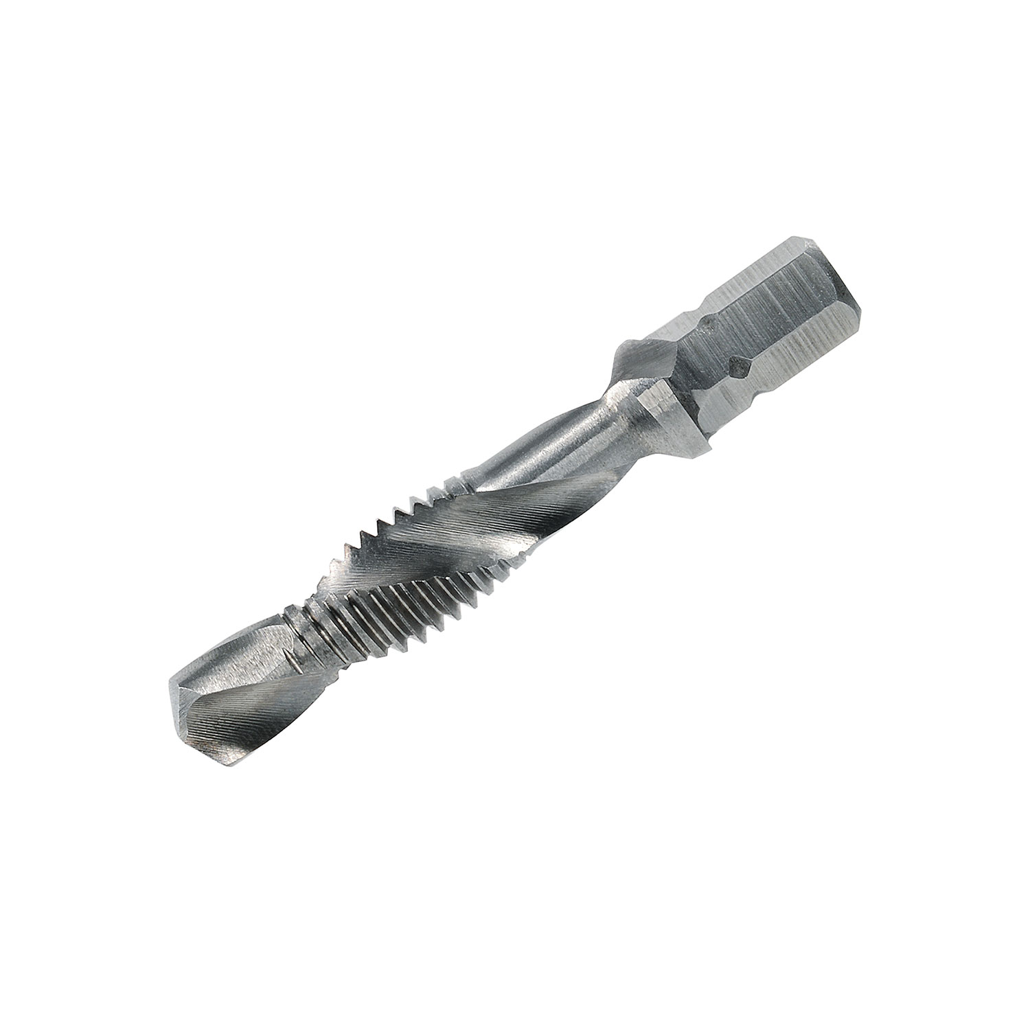 Kombi-Gewindebohrer-Bit mit 1/4"-Sechskantaufnahme 30° SP HSS-G - M 10 x 1.5 Kombi-Gewindebohrer-Bit mit 1/4"-Sechskantaufnahme 30° SP HSS-G - M 10 x 1.5