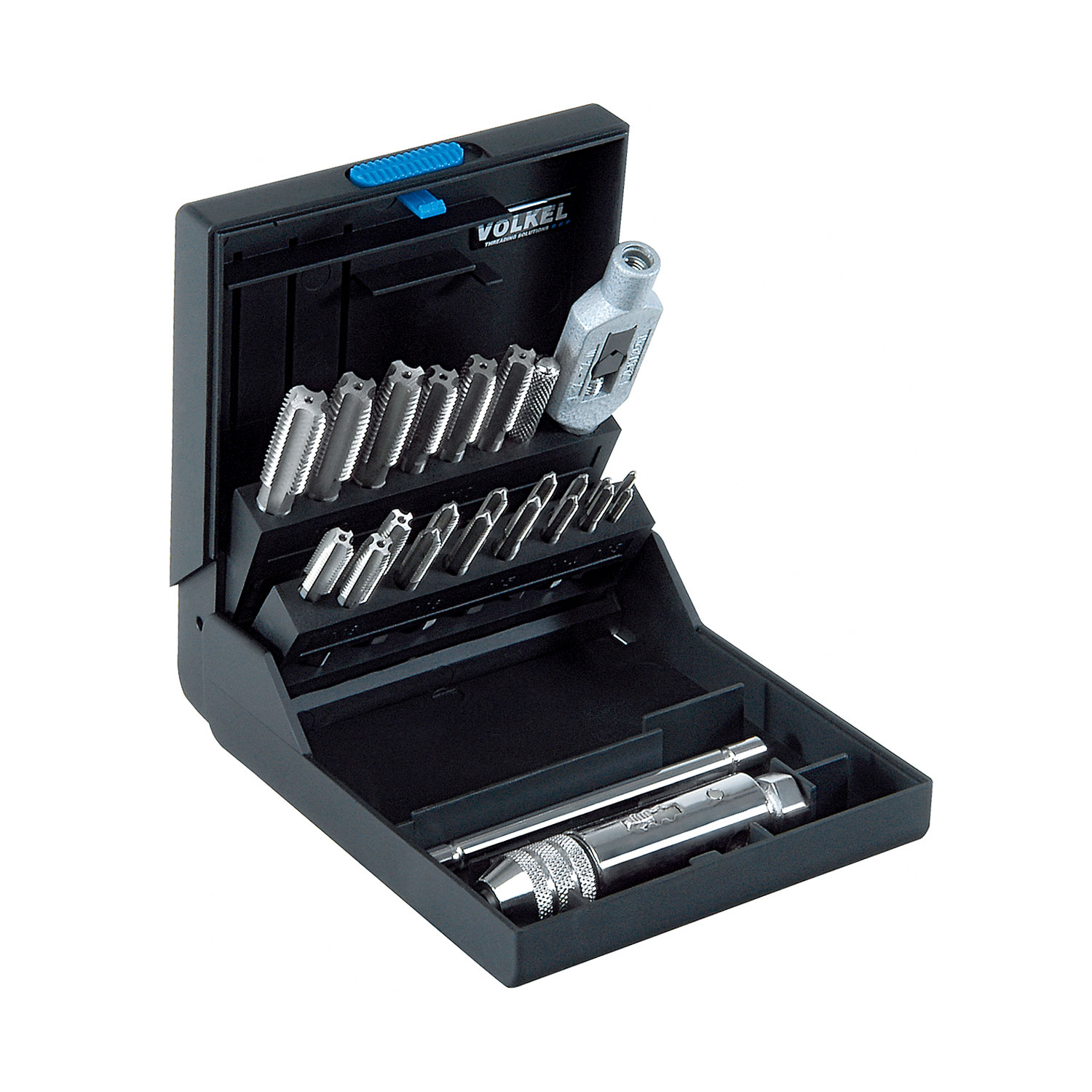 Handgewindebohrer 22-tlg. Satz UNC No. 5 – UNC 1/2" Handgewindebohrer 22-tlg. Satz UNC No. 5 – UNC 1/2"