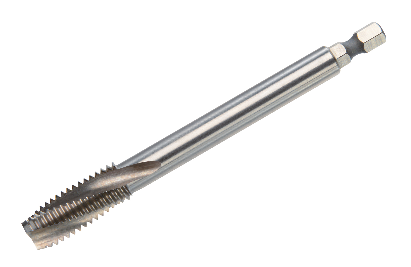 VÖLKEL HexDrive Gewindebohrer M 12 x 1.75, Art.-Nr. 37676. Maschinengewindebohrer VÖLKEL HexDrive mit 1/4" Sechskantantrieb für M 12 x 1.