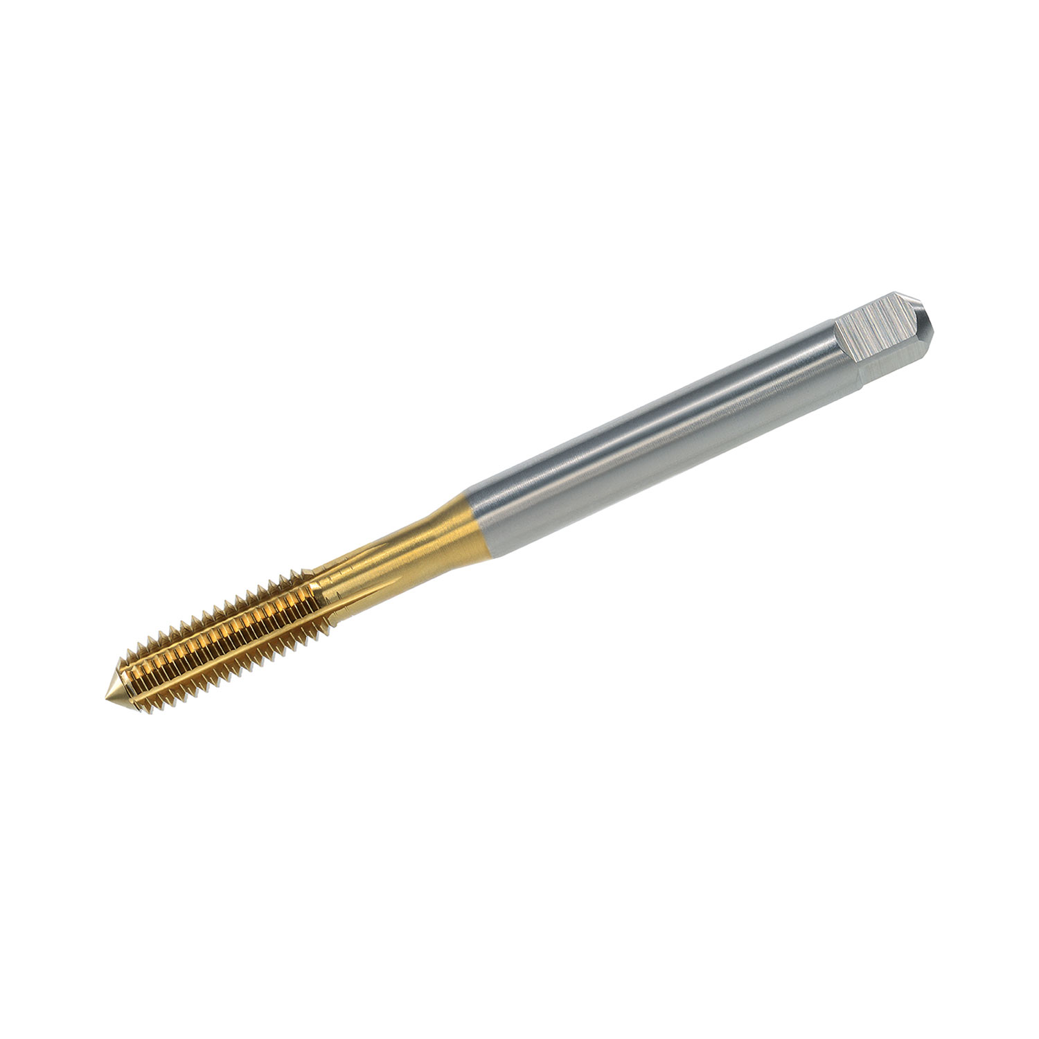 Maschinen-Gewindeformer mit Schmiernut DIN 371 Form C HSSE TiN - M 3 x 0.5 Maschinen-Gewindeformer mit Schmiernut DIN 371 Form C HSSE TiN - M 3 x 0.5