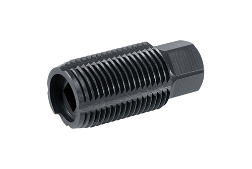 STI HexTap M18x1.5 Werkzeug Schwarzes Metallgewindewerkzeug STI HexTap zur Vorbereitung von M18x1.5 Sensorgewinden.