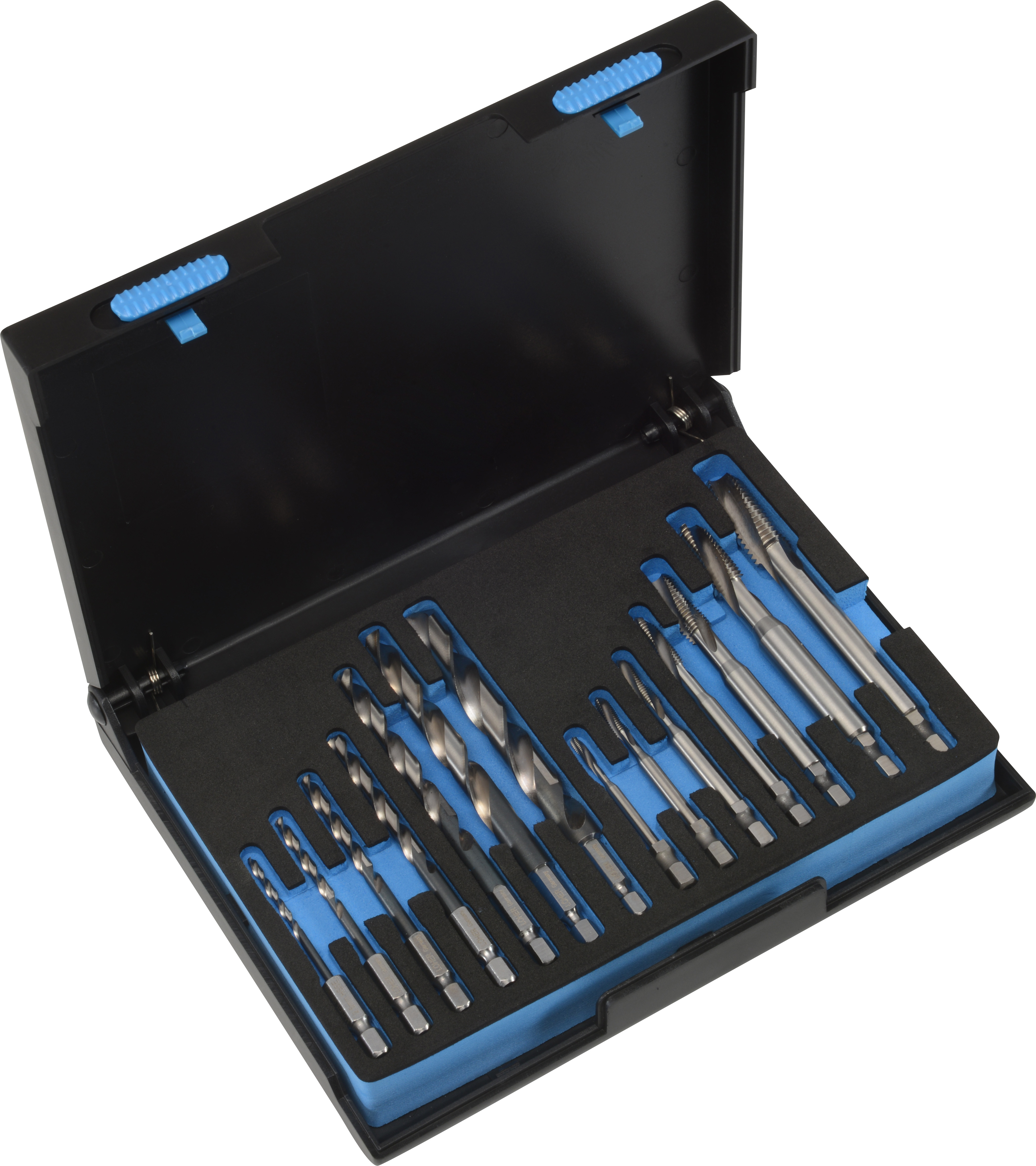 Juego de machos de roscar para máquina HexDrive, forma C 15° RSP, HSS-E, M 3–12