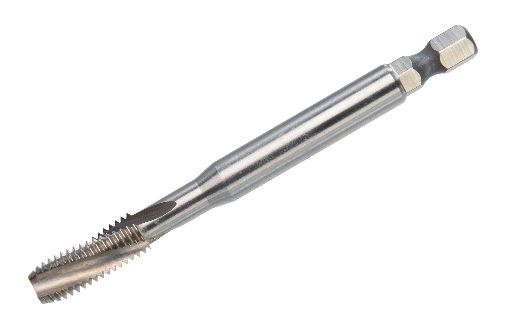 Maschinengewindebohrer HexDrive DIN 371 Form C 15° RSP HSSE - M 8 x 1.25 Maschinengewindebohrer HexDrive DIN 371 Form C 15° RSP HSSE - M 8 x 1.25
