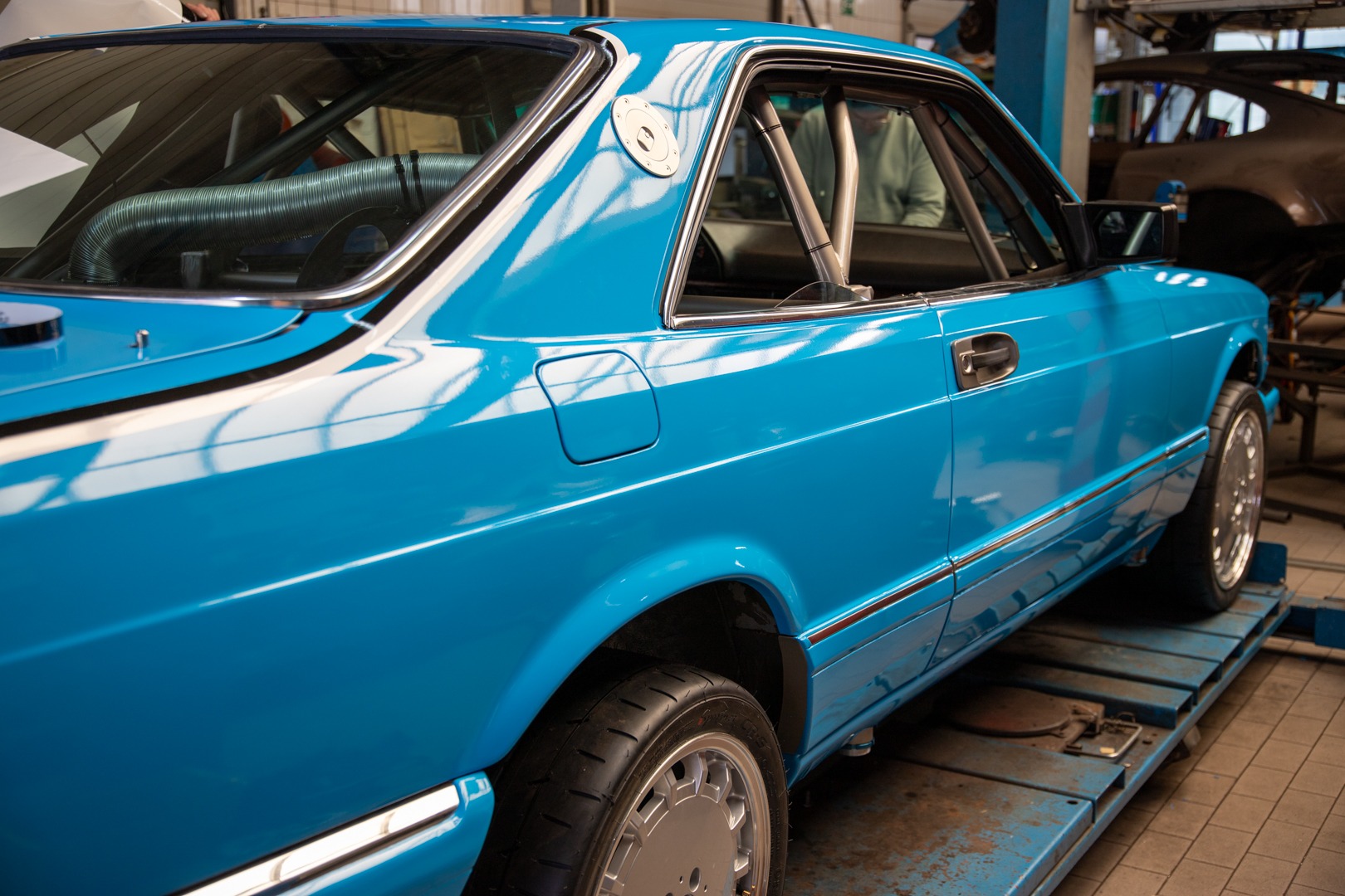 Mercedes-Benz 500 SEC, Werkstattansicht 7