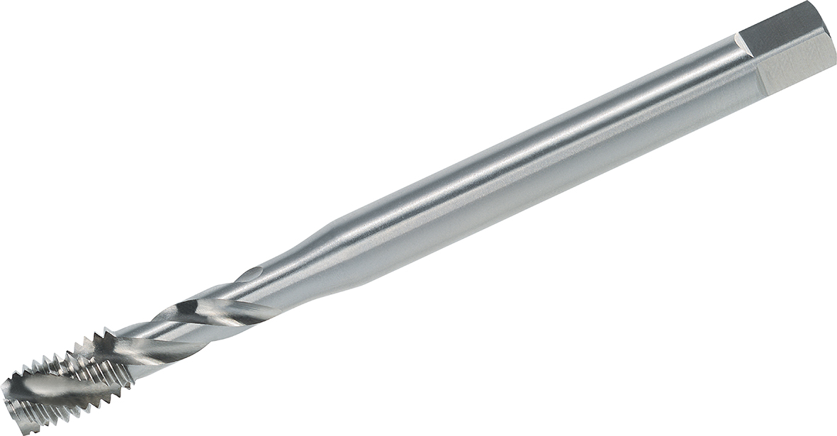 VÖLKEL machine tap 320 RSP, extra long, HSS-E, for precise internal thread cutting.