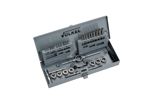 P.V.15 Hand taps, non-serial and round dies (set of 31 pcs.) M 3 – M 12 P.V.15 Hand taps, non-serial and round dies (set of 31 pcs.) M 3 – M 12