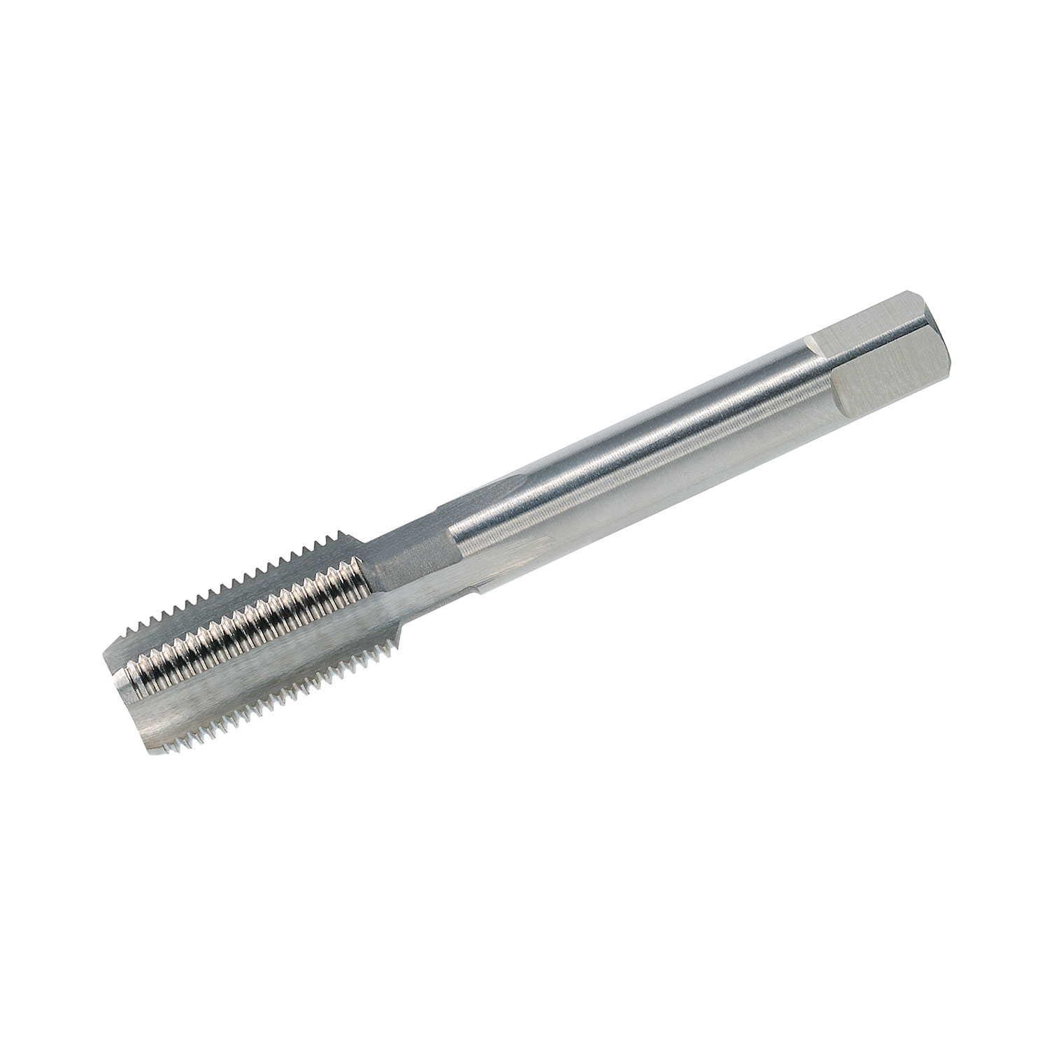 Machine tap with square end Metal thread tap by VÖLKEL with square drive and smooth shank.