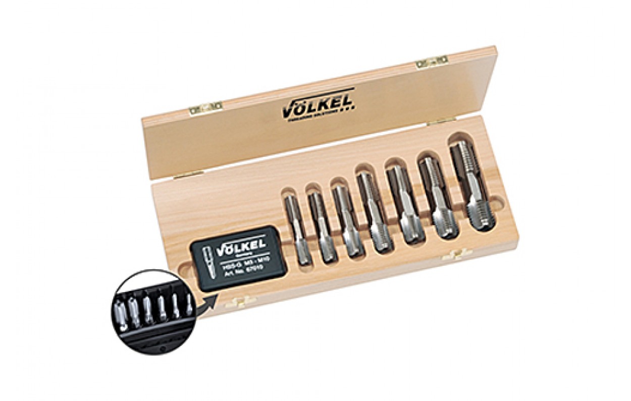 HexTap - Doppelseitige Gewindebohrer, Multi-Drive 6-tlg. Satz G (BSP) 1/8 – 1" HexTap - Doppelseitige Gewindebohrer, Multi-Drive 6-tlg. Satz G (BSP) 1/8 – 1"
